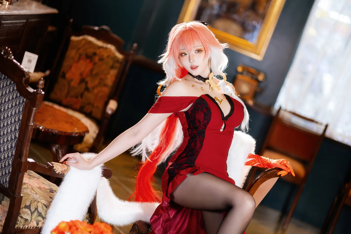 瓜希酱 - 鸣潮·长离必胜客 [18P-74MB] tg@simisebaisi 【丝足阁】014.webp